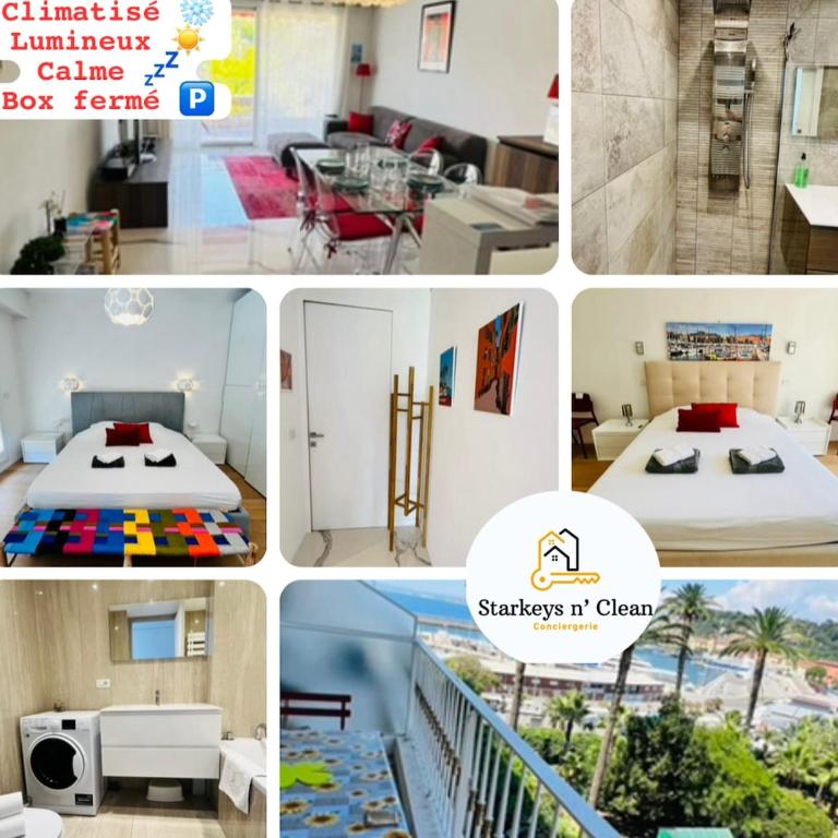 Beautiful apartment with sea view private parking beach - Appartement 2 Chambres avec Balcon et Vue sur la Mer - 1