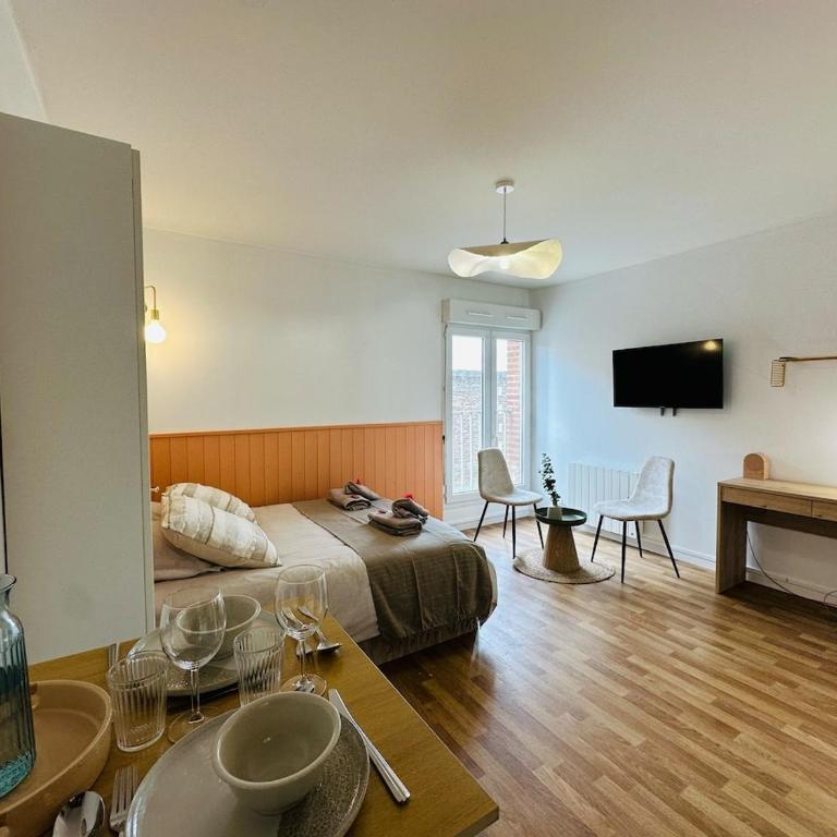 Le Hub Rennes Gare Parking privé - Apartment mit 1 Schlafzimmer - 28