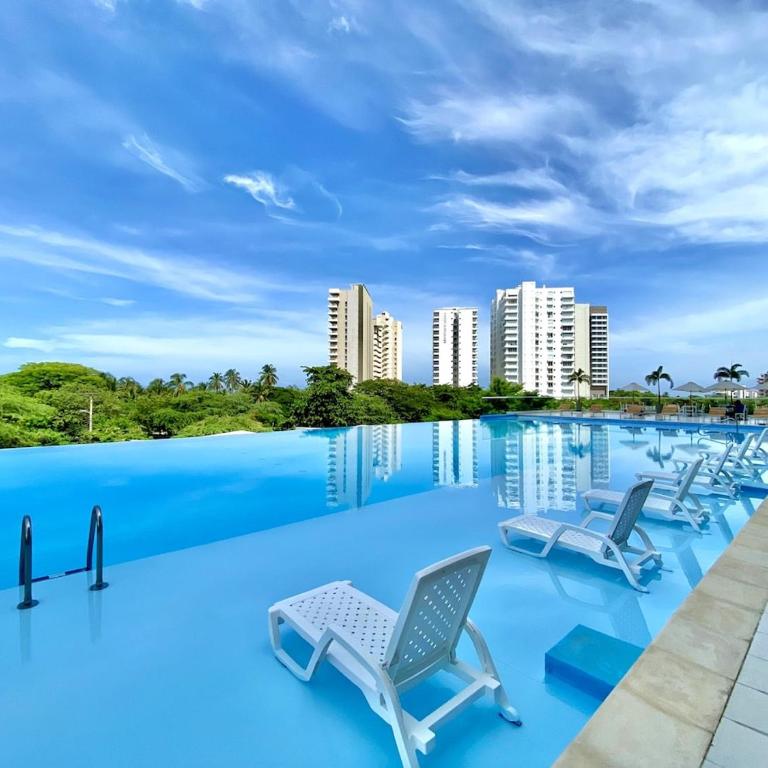 Bello Horizonte Beach, Zazúé Mall, 2 Pools - One-Bedroom Apartment - 1