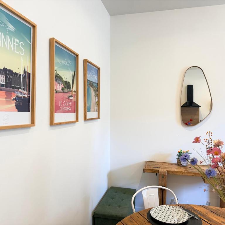 T2 rénové Parking privé Cœur de Vannes - Appartement 2 Chambres - 11