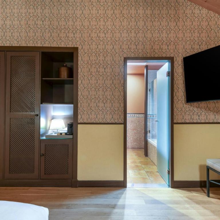 Hotel Palacio del Carmen, Autograph Collection - Zimmer mit Kingsize-Bett und Gartenblick. - 5
