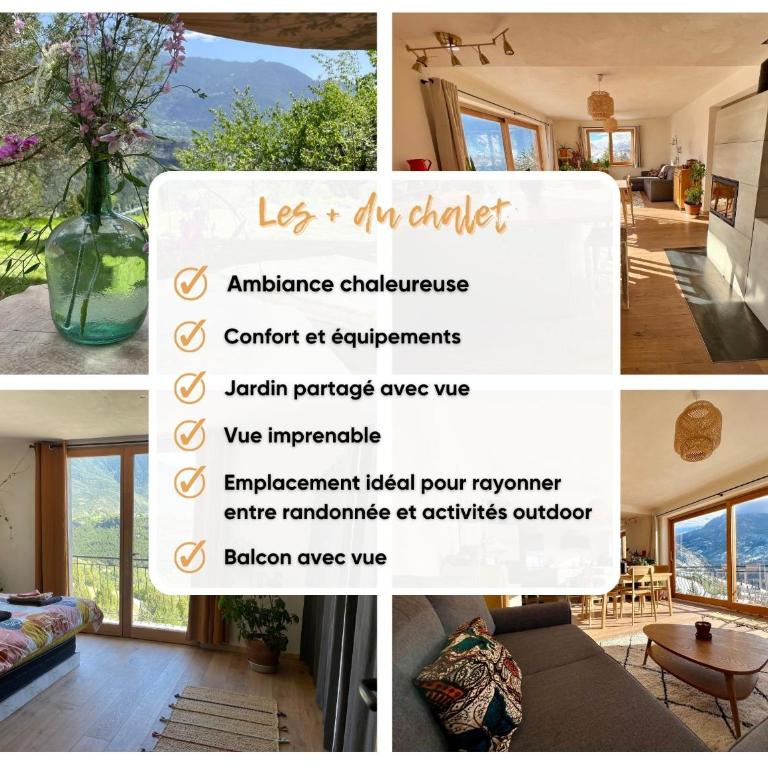 Très belle maison spacieuse et lumineuse, vue sur la station de Risoul et de Vars - Eygliers - Chalet 2 Chambres - 3