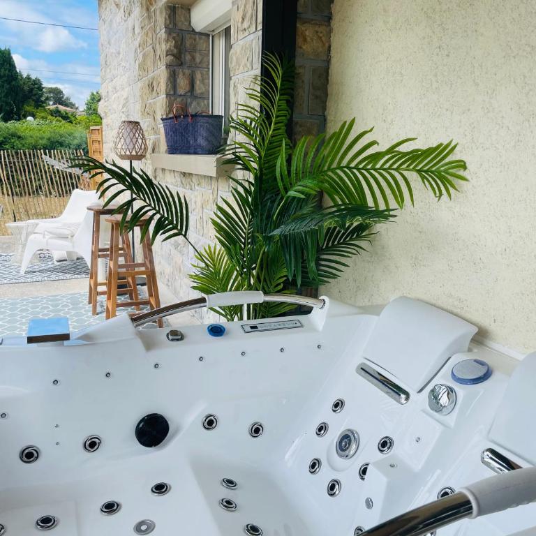 Appart vue Cité, balnéo privée, clim, jardin, parking gratuit - Studio - 7