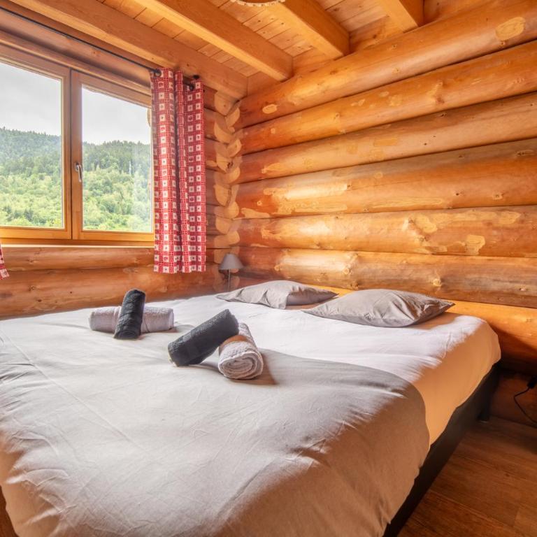 Chalet en rondins, proche des pistes, 8p - Chalet 3 Chambres - 18