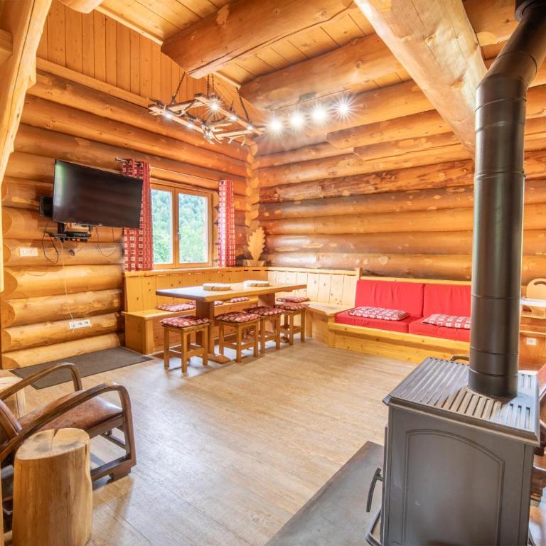 Chalet en rondins, proche des pistes, 8p - Chalet 3 Chambres - 19