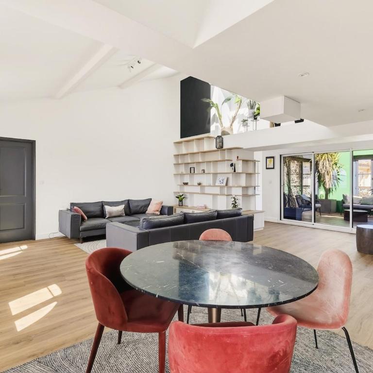 Loft lumineux avec terrasse & Vue quai panoramique - Loft-Apartment mit 4 Schlafzimmern - 8