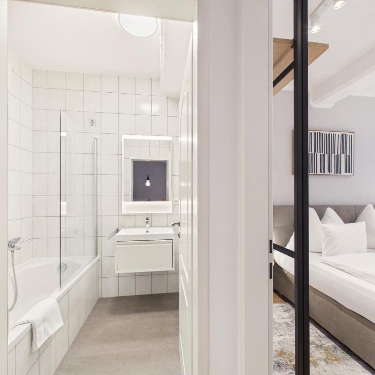 Stadtapartments Luna by Cosy Homes - Apartment mit 1 Schlafzimmer und Gartenblick - 21