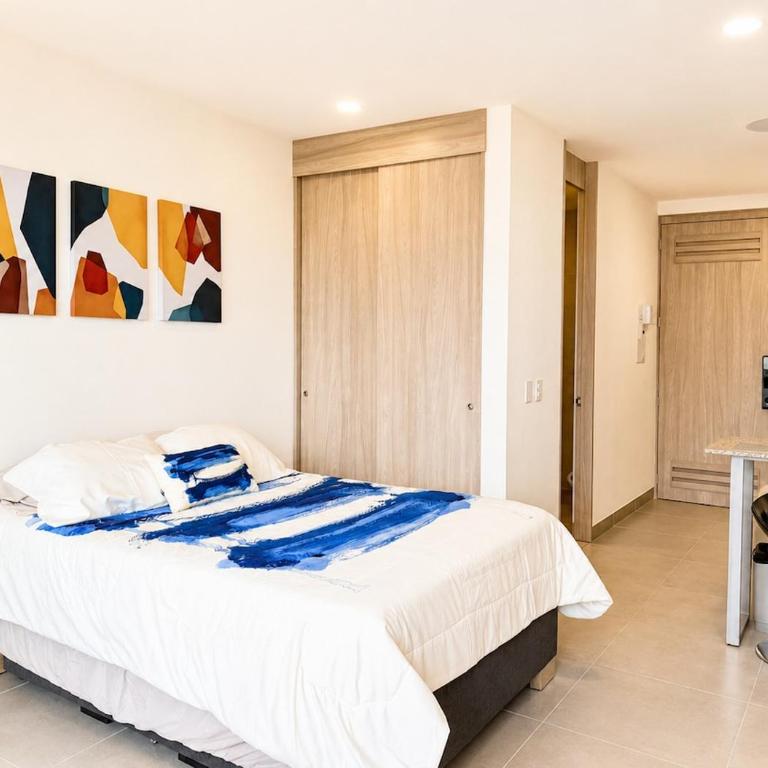 Alojamiento entero, condominio en Santa Marta - One-Bedroom Apartment - 1