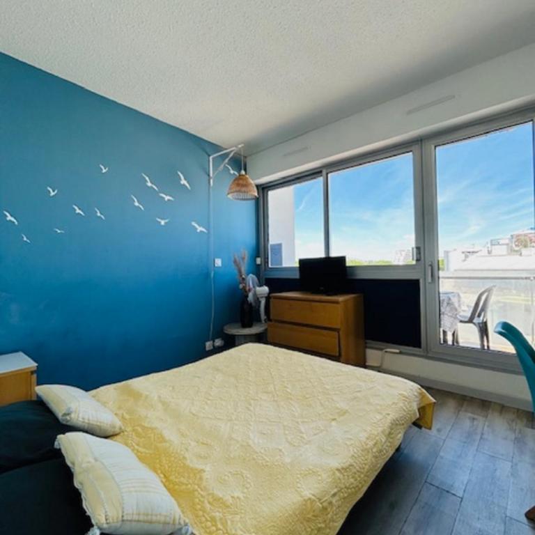 Vittoria Immobilier 8 - REGLEMENT SUR PLACE - chèques vacances acceptés - Studio with Sea View - 8