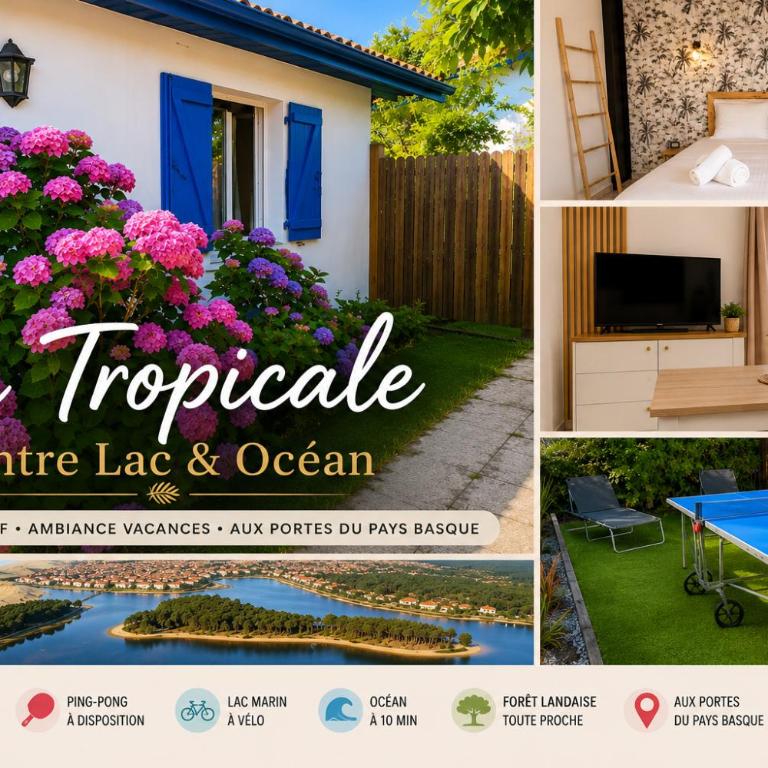 La Tropicale - Terrasse Privée Entre Lac & Océan- C' LA VIEconciergerie - Maison 1 Chambre - 1