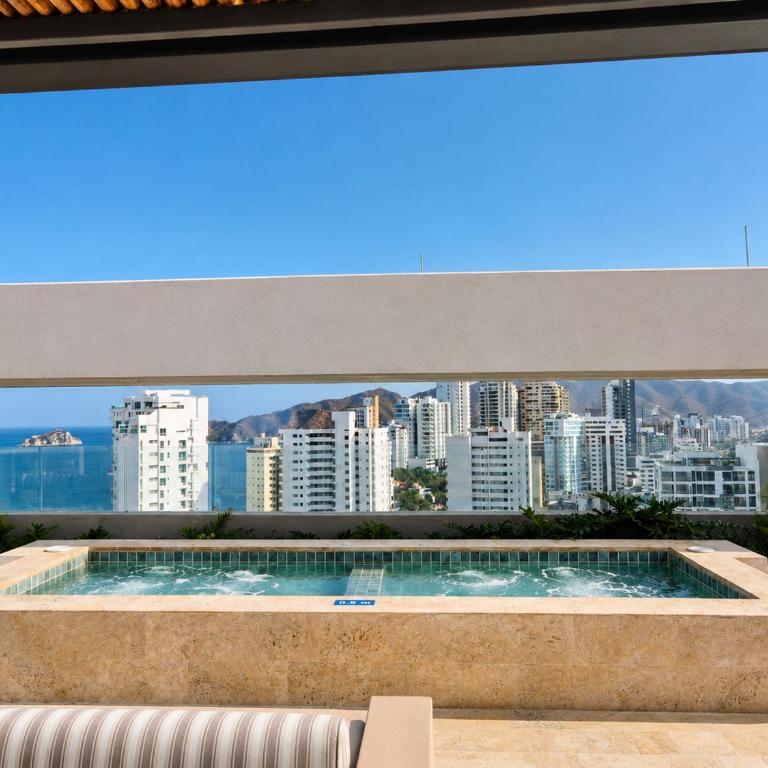 Premium loft with pools and jacuzzi near the beach - Apartamento de 1 dormitorio - 42