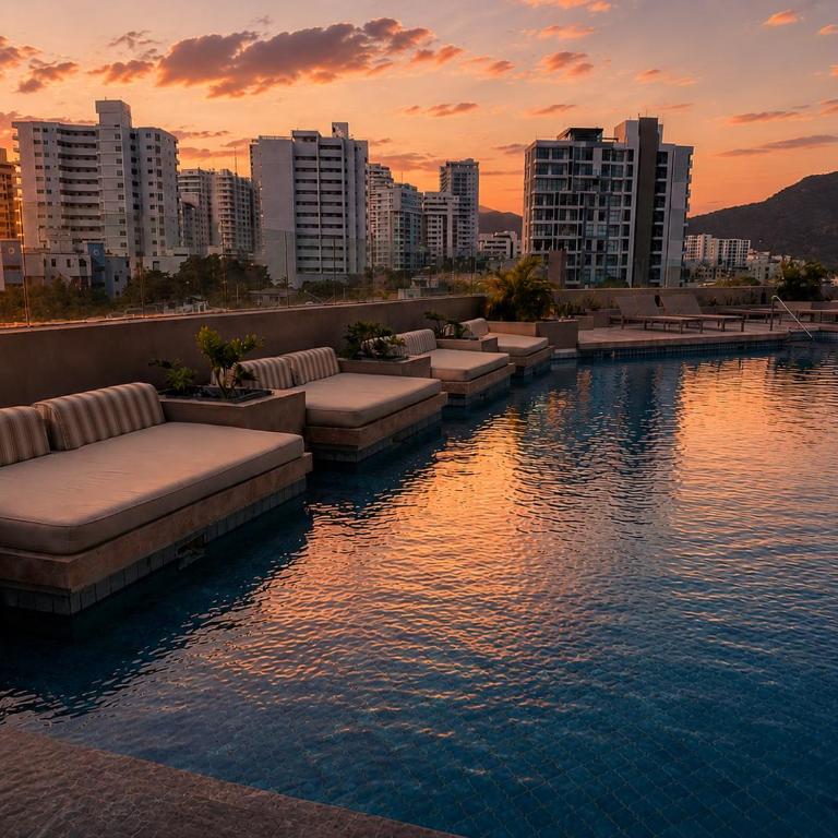 Premium loft with pools and jacuzzi near the beach - Apartamento de 1 dormitorio - 1