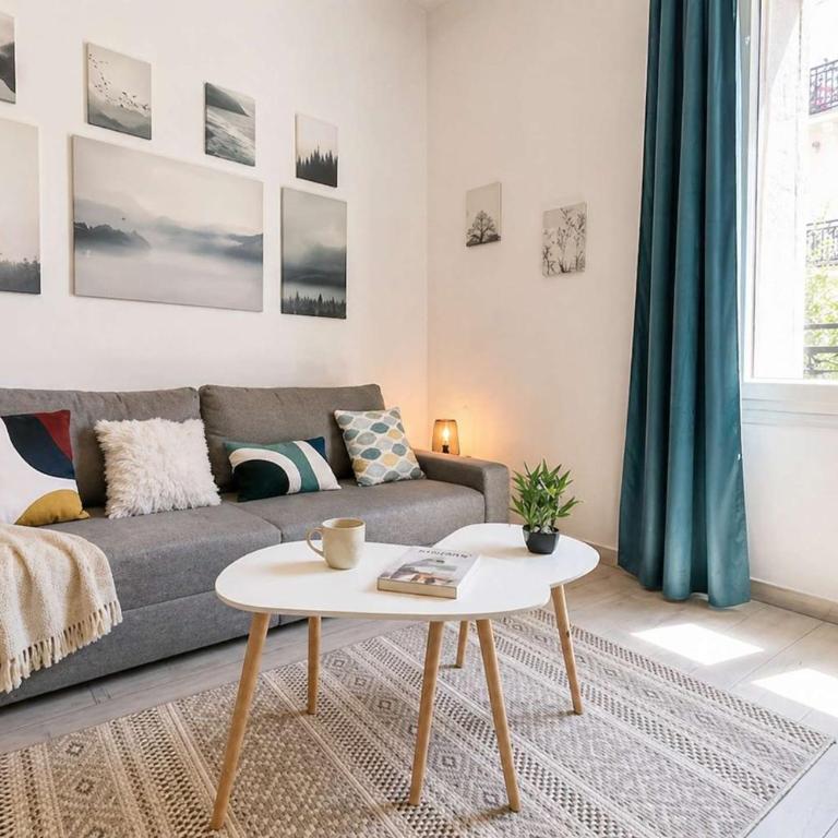 Charrelle – T2 lumineux tout équipé • 4 pers • Centre Grenoble • Tram à pied - Apartamento de 1 dormitorio - 1