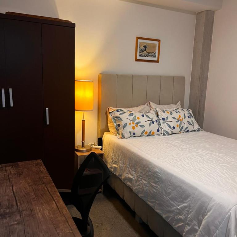 Apartment with Pool, gym & parking, up to 6 guests, BBVA stadium area - Apartamento de 3 dormitorios - 13
