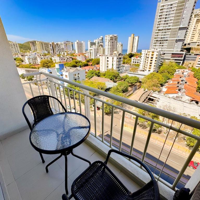Acogedores apartamentos en el Rodadero RS By Bedviajes - Apartamento de 2 dormitorios con balcón - 12