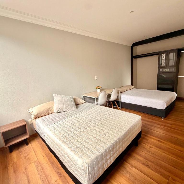 Casa de Huéspedes con Terrazas en Tecamachalco - Doppelzimmer mit 2 Doppelbetten - 4