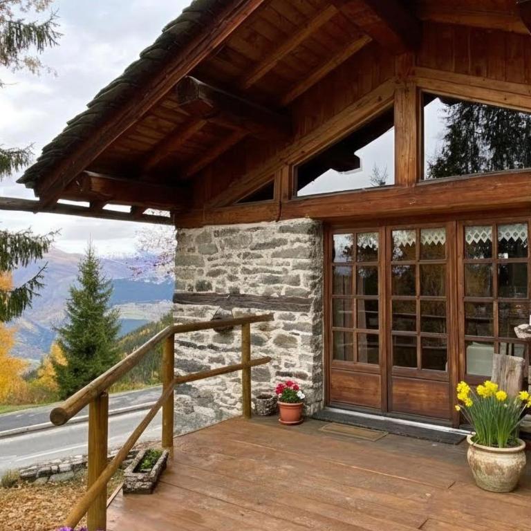 Chalet atypique 6 pers, terrasse sud-ouest, Arc 1800, parking, wifi - FR-1-346-596 - Chalet - 18