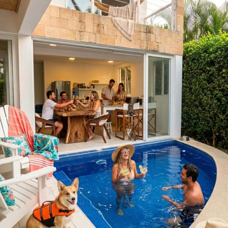 Beach House in Ayampe with private heated pool - Two-Bedroom Townhouse - 2