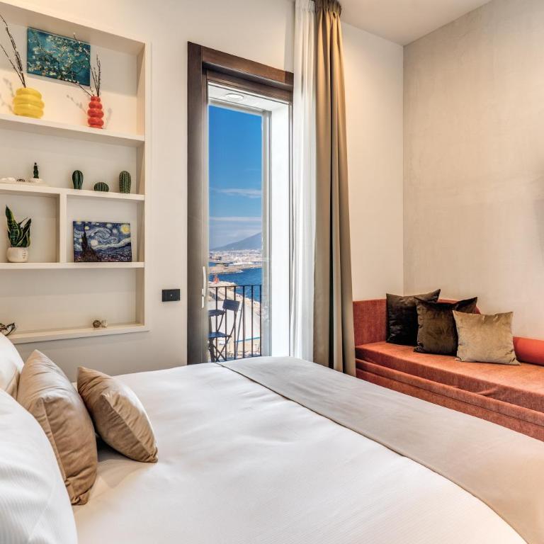 Sette Stelle Suites - Camera Matrimoniale Deluxe con Balcone e Vista Mare - 3