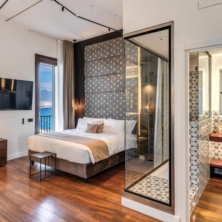 Sette Stelle Suites - Camera Queen con Vista Mare - 11