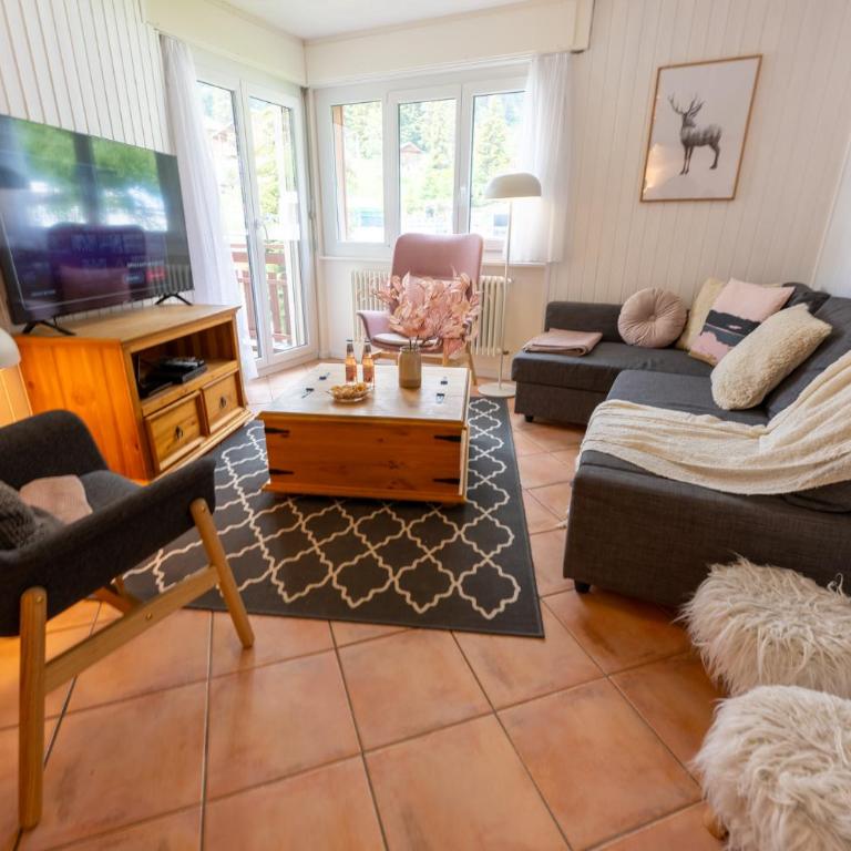 Appartement spacieux, Face aux télécabines - Two-Bedroom Deluxe Apartment with Balcony - 12