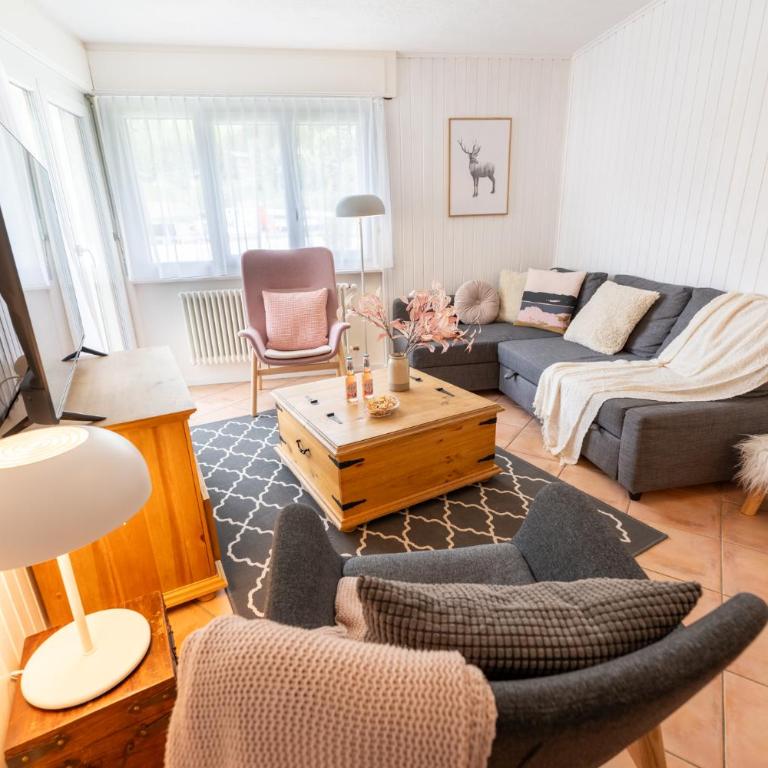 Appartement spacieux, Face aux télécabines - Two-Bedroom Deluxe Apartment with Balcony - 46