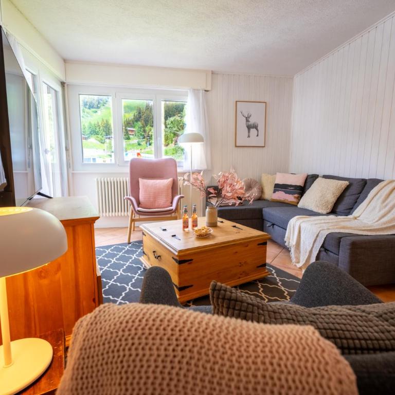 Appartement spacieux, Face aux télécabines - Two-Bedroom Deluxe Apartment with Balcony - 26