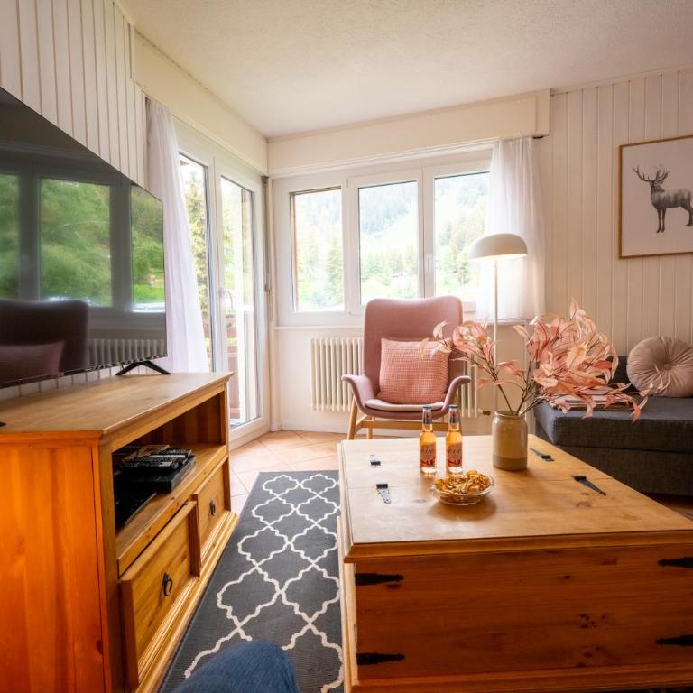 Appartement spacieux, Face aux télécabines - Two-Bedroom Deluxe Apartment with Balcony - 18