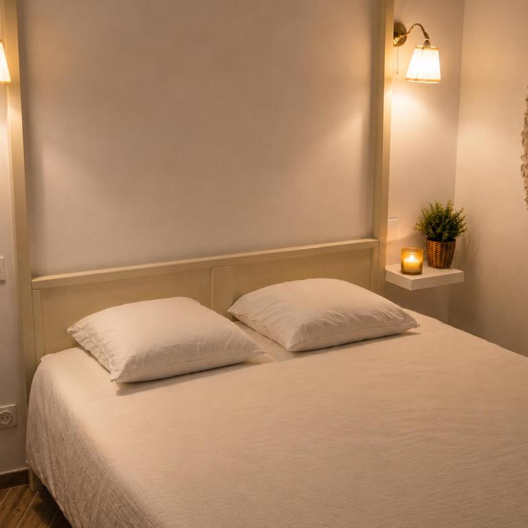 Eaux Spa - Chambre Lit Queen-Size avec Baignoire Spa - 5