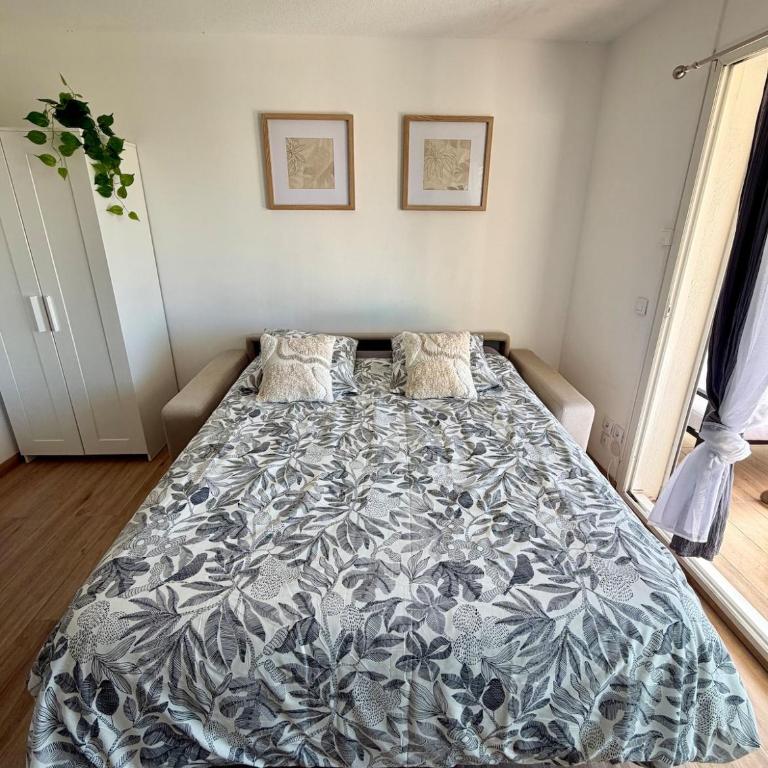 Studio 5 min à pied de la plage, Parking et climatisation - Golfe Juan - Appartement 1 Chambre - 20