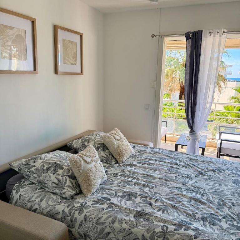Studio 5 min à pied de la plage, Parking et climatisation - Golfe Juan - Appartement 1 Chambre - 23