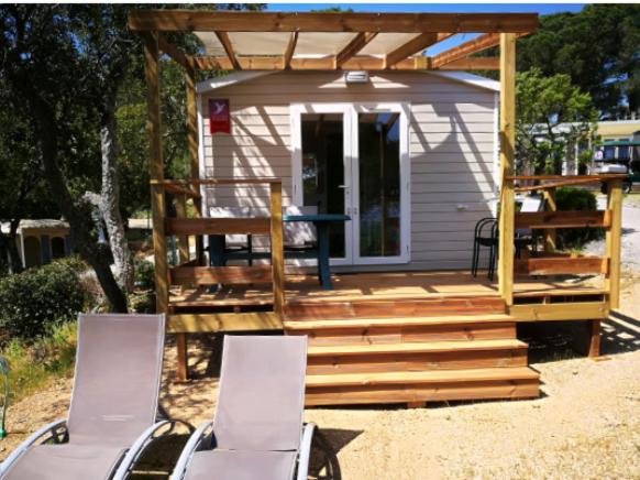 Camping les Lauriers Roses - Mobil home Agay – 2pers 1ch - 20m² Vue Mer - Climatisation - 2