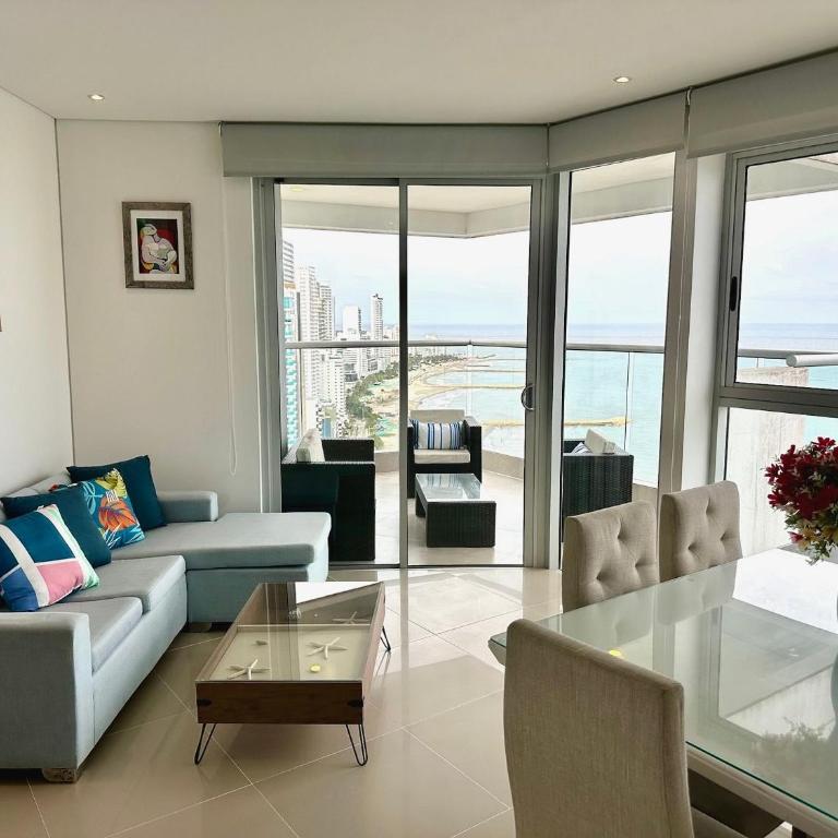 U-GO Murano Elite Building Bocagrande Oceanfront - Apartment with Balcony - 10