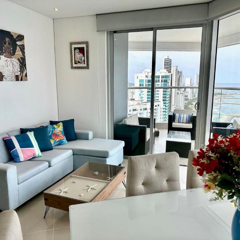 U-GO Murano Elite Building Bocagrande Oceanfront - Apartment with Balcony - 12