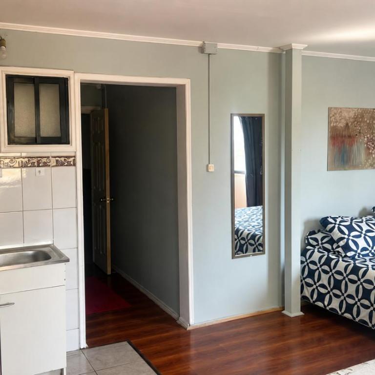 Departamento Cerca Movistar Arena - One-Bedroom Apartment with Park View - 7