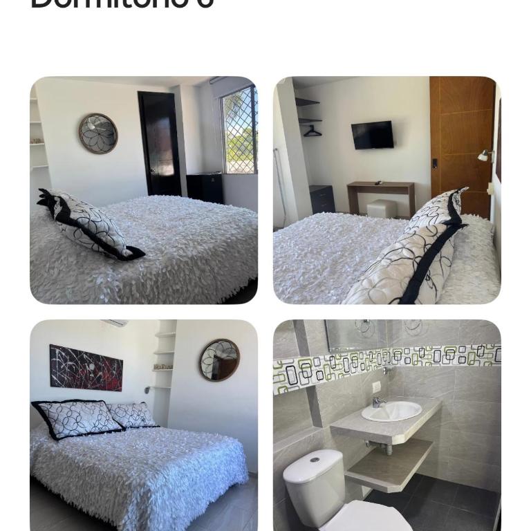 Hostel La Catalina Plus - frente al mar - Eight-Bedroom House - 7