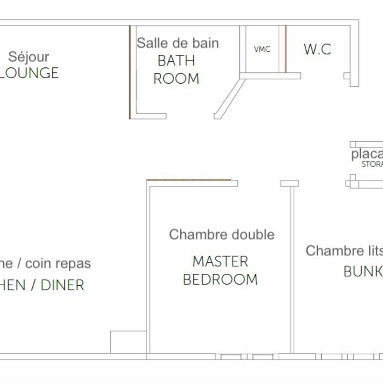 Appartement skis aux pieds avec parking - 5 pers. - FR-1-518-191 - Apartamento - 15