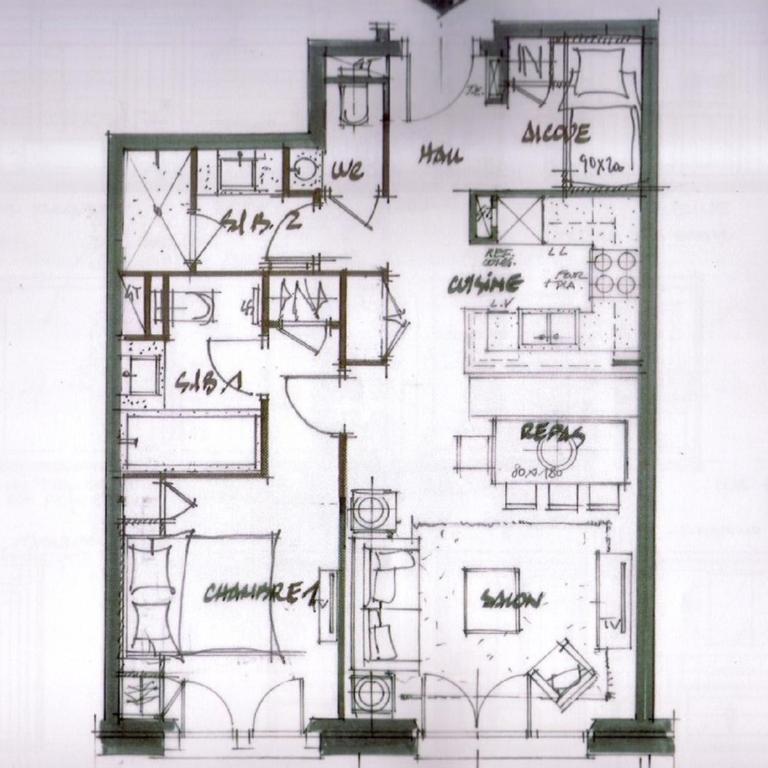 Appartement calme, 4 pers. au cœur de Val-d'Isère - FR-1-518-196 - Apartment - 14