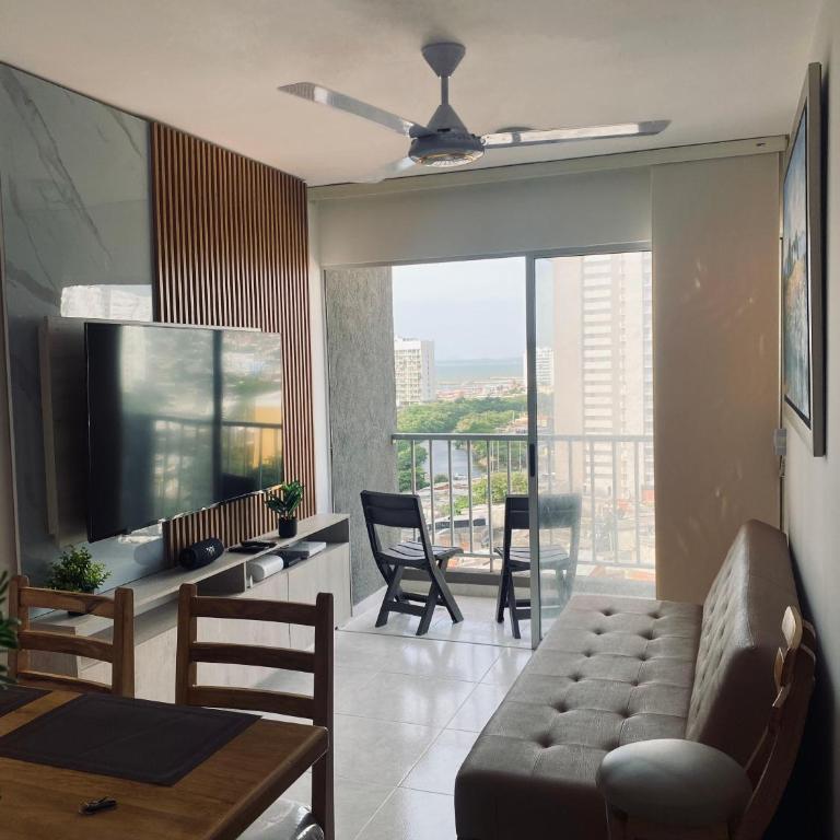 Apartamento De lujo 3Rooms AC Con vista a laguna y mar - Three-Bedroom Apartment with Sea View - 5
