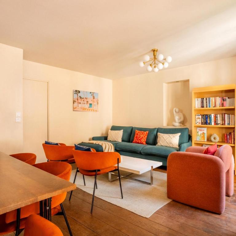 Le Marais - Les Halles Colorful & Modern 3BD - Apartment - 6