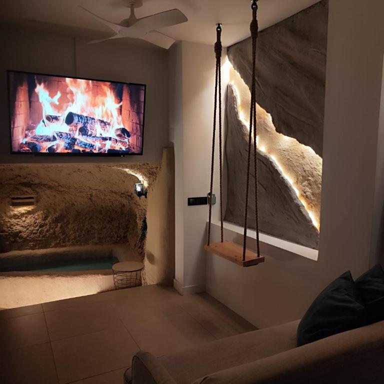 Casas de Micaela-Ático con Terraza o Cueva con Piscina - Appartement - Rez-de-Chaussée - 8