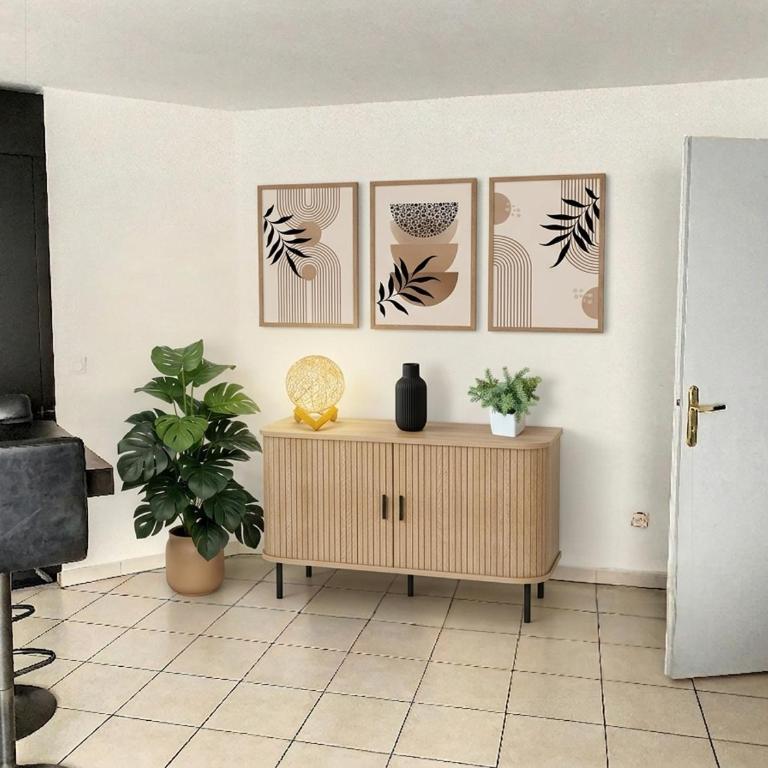 T3 climatisé avec terrasse et parking couvert à Sète - Appartement 2 Chambres - 3