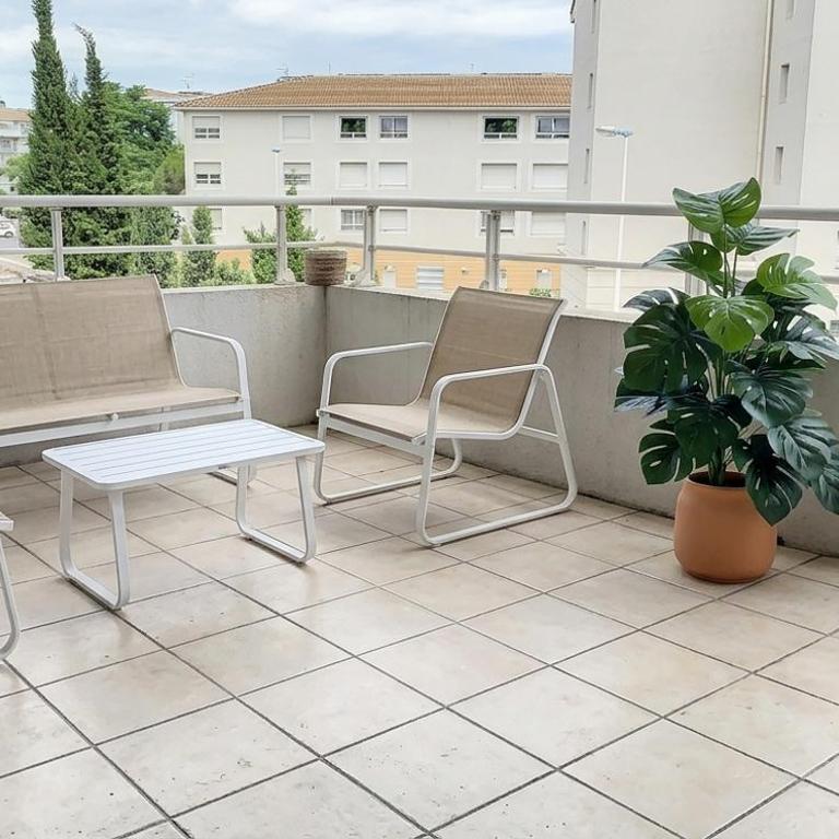 T3 climatisé avec terrasse et parking couvert à Sète - Appartement 2 Chambres - 4