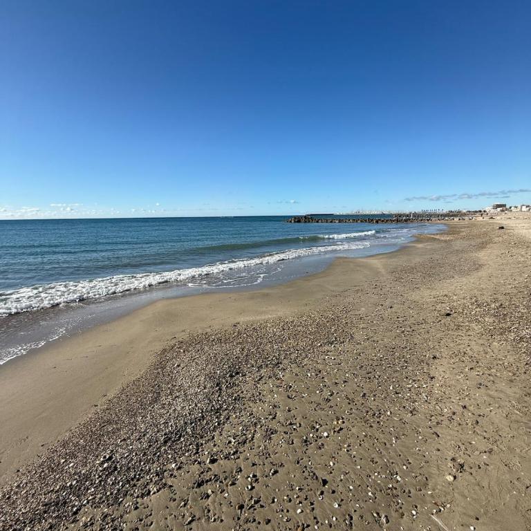 Appartement bord de mer tout équipé 4 personnes ,1 lit double et 1 lit superposé, accès direct plage, climatisation, parking privé gratuit - Appartement 2 Chambres - 19