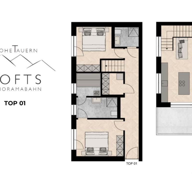 Hohe Tauern Lofts Panoramabahn by Alpina-Holiday - Maisonette-Apartment Top 1 - 39