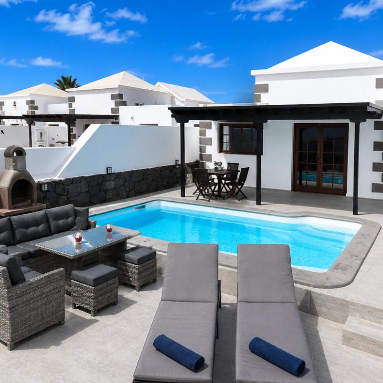 Stunning Villa Arabella - Heated Pool - BBQ - Amazing Terrace - Playa Blanca - Villa 2 Chambres - 1