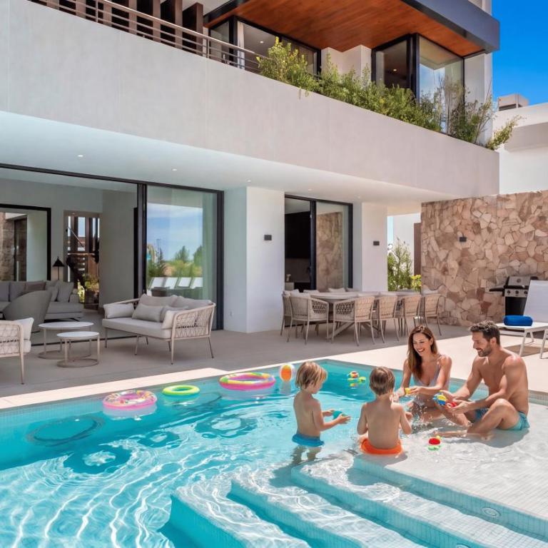 VACATION MARBELLA I Villa The Address, Brand-New Villa, Private Turquoise Pool, 6BDR, Prime Golf Valley Location, Minutes from Puerto Banus, Luxury Interiors, Private GYM, Lounge Bar - Villa Deluxe - 7