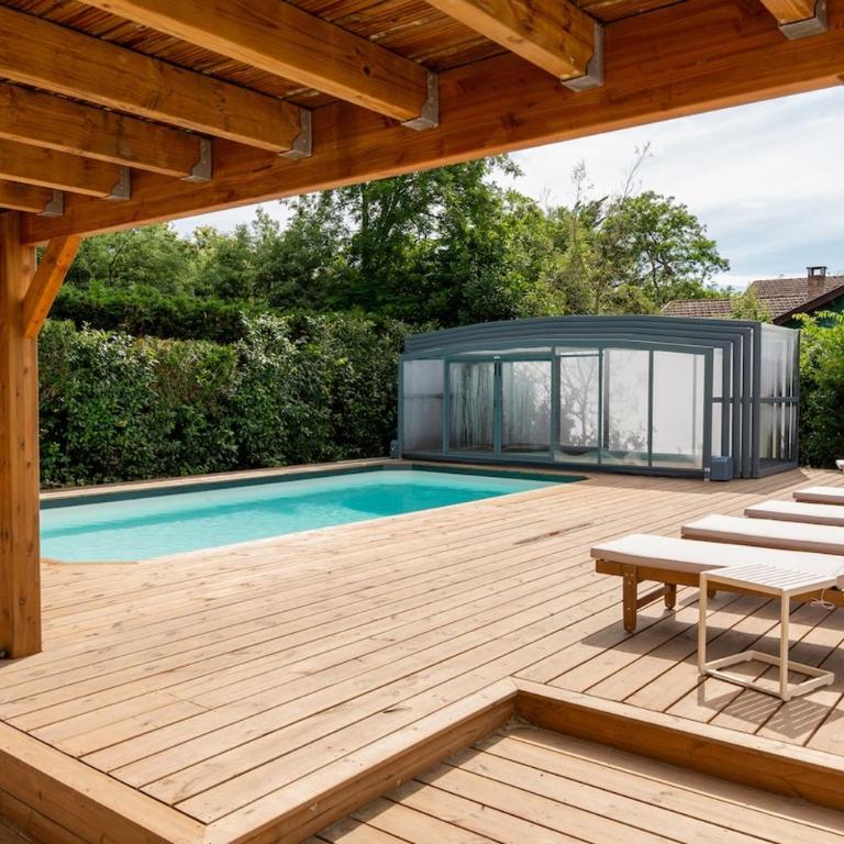 Les TERRASSES DU BASSIN-LA HUME- Piscine chauffée 6 Suites Plage à pied - Villa - 25