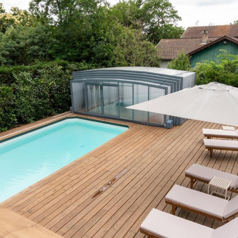 Les TERRASSES DU BASSIN-LA HUME- Piscine chauffée 6 Suites Plage à pied - Villa - 36
