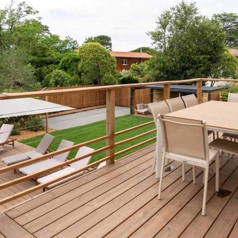 Les TERRASSES DU BASSIN-LA HUME- Piscine chauffée 6 Suites Plage à pied - Villa - 41